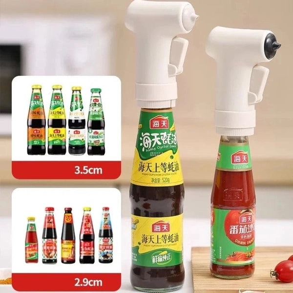 Plastic Oil Bottle Squeeze Device, Quantitative Oil Can Extruder