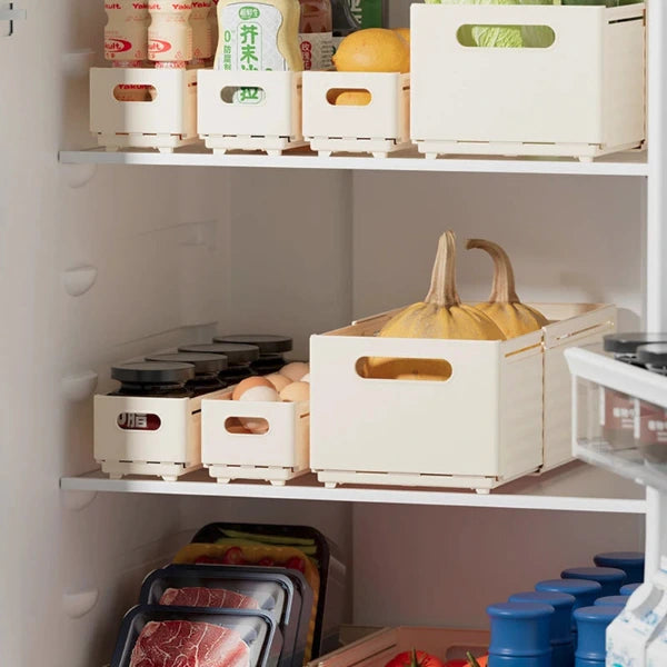 Plastic Rolling Bookshelf – Under-Desk Student Storage Box with Wheels