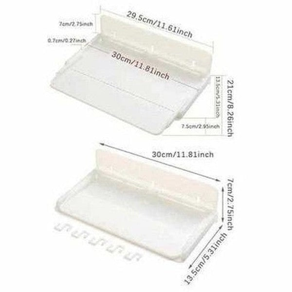 Portable Bedside Storage Rack Retractable Folding Hanging