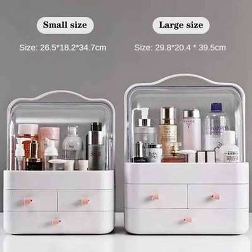 Portable Makeup Organizer Storage Box Large Capacity
