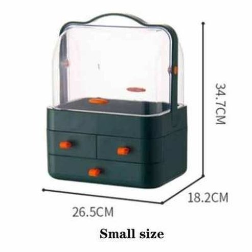 Portable Makeup Organizer Storage Box Large Capacity