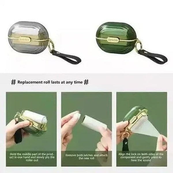 Portable Mini Tearable Roll Paper Sticky Roller