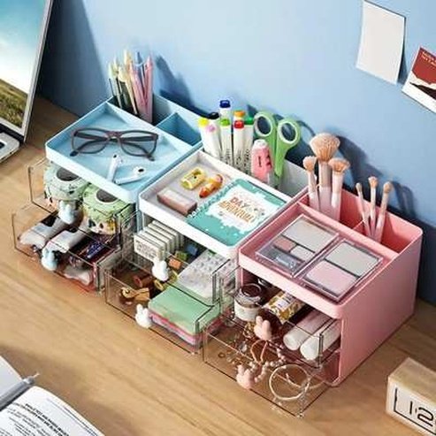 Portable Plastic Jewelry Lipstick Storage Case