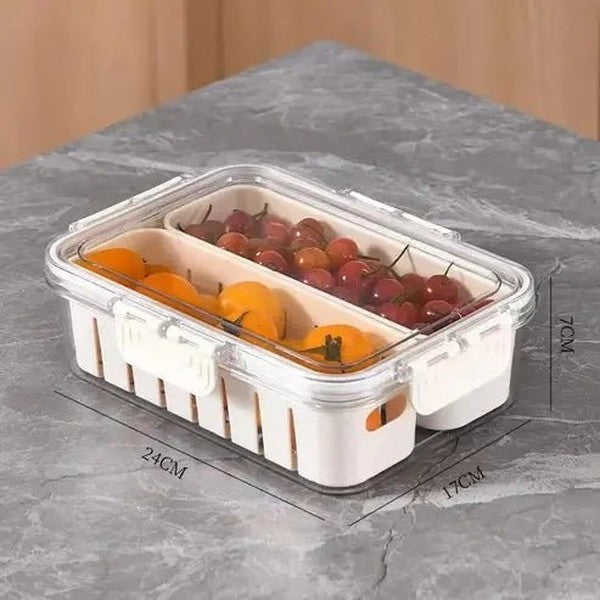 Portable Snack Tray with Lid Handle