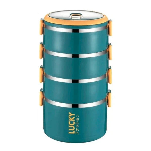 Portable Insulated Bento Lunch Box for Kids – Thermal Food Warmer with Thermos Containers