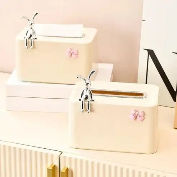 Practical Refillable Tissue Box with Spring Holder