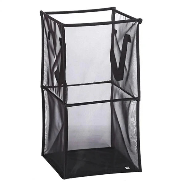 Practical Dirty Clothes Hamper Convenient Foldable Oxford Cloth Mesh