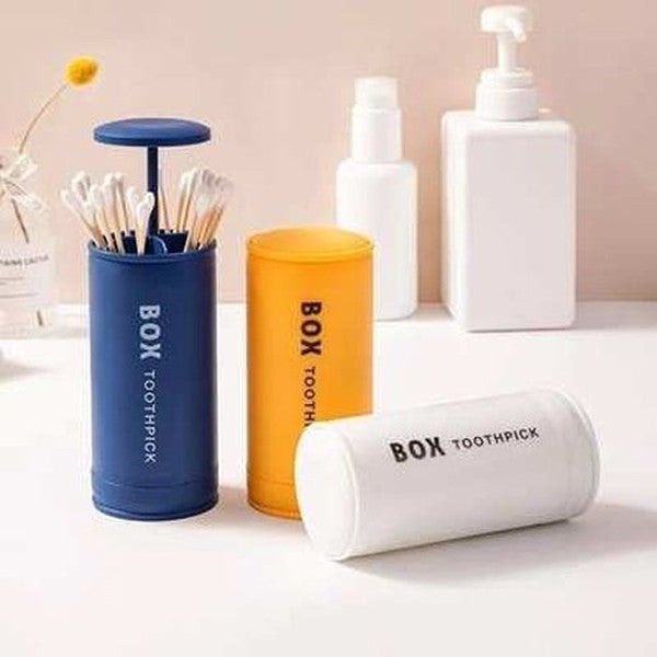 Press Pop-up Cotton Swabs Holder