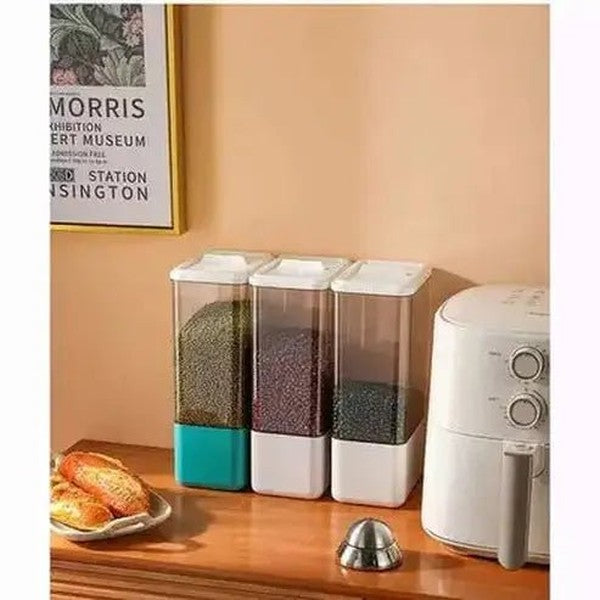 Press Type Grain Tank Large Capacity Food Container