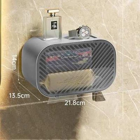 Punch-Free Wall Mounted Toilet Paper Holder