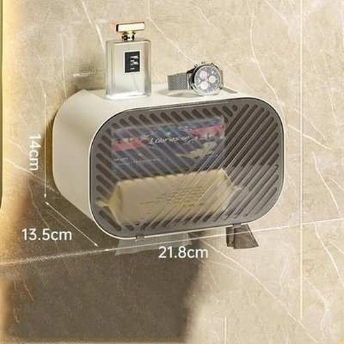 Punch-Free Wall Mounted Toilet Paper Holder