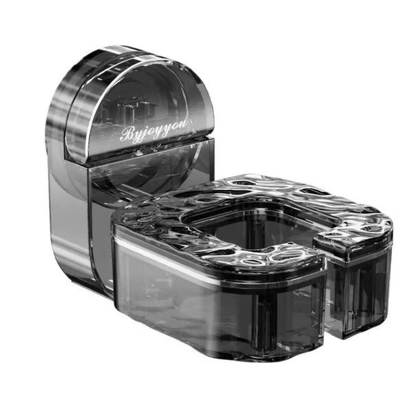 Punch-Free Wall Mounted Hair Dryer Holder, Suction Cup Rotating Lazy Hair Dryer Storage Bracket Hangers