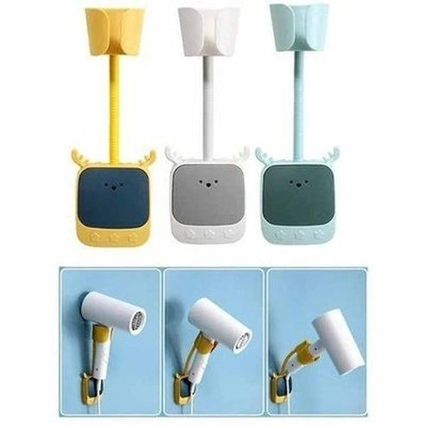 Punch-free Hair Dryer Holder Hands Free Adjustable Lazy Bracket