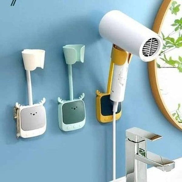 Punch-free Hair Dryer Holder Hands Free Adjustable Lazy Bracket