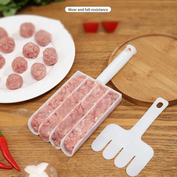Quadruple Meatball Maker Set - Rice-Meat Dumplings Maker