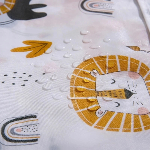 Refrigerator Dust Cover, PEVA Waterproof Print Foldable Storage Side