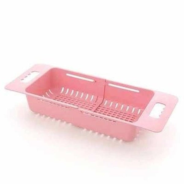 Retractable Drain Basket Dish Drainer