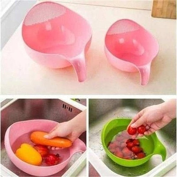 Rice and Quinoa Washing and Salad Straining Tool