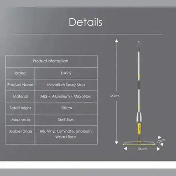 Rotating Cleaning Spray Microfiber Mop
