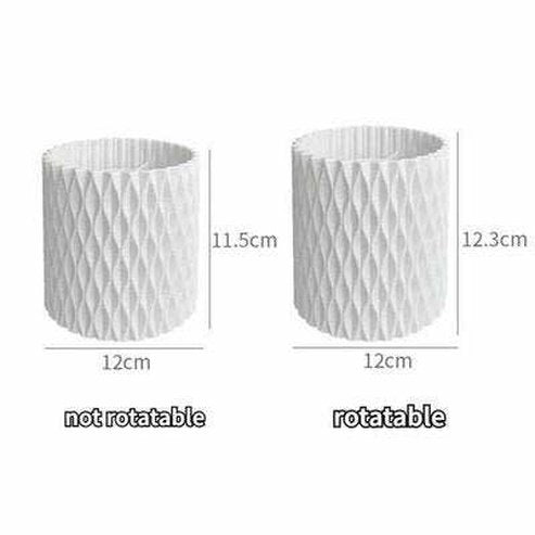 Rotating Makeup Brush Cup Holder Storage Box Organizer