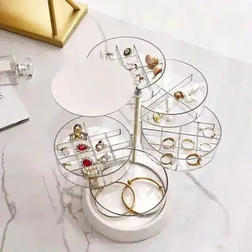 Rotating Multi-Layer Acrylic Jewelry Organizer Box