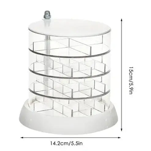 Rotating Multi-Layer Acrylic Jewelry Organizer Box
