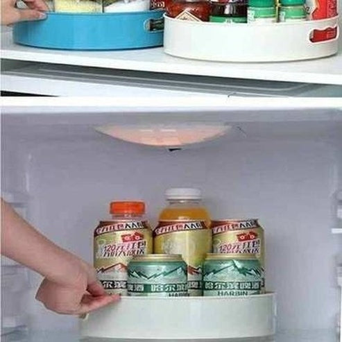 Rotating Spice Storage Tray for Organized Seasoning