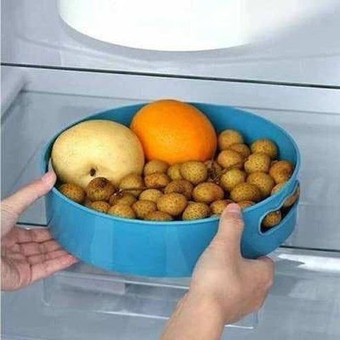 Rotating Spice Storage Tray for Organized Seasoning