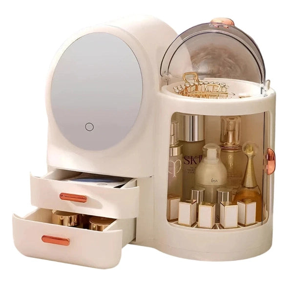 Rotating Makeup Organizer for Dressing Table and Desktop