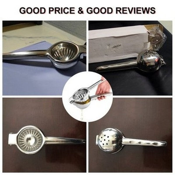 Stainless Steel Lemon Fruit Squeezer Multifunction Orange Squeezer Manual Juice Squeezer Hand Pressure Kitchen Fruit Tools. Product Type: Juicers