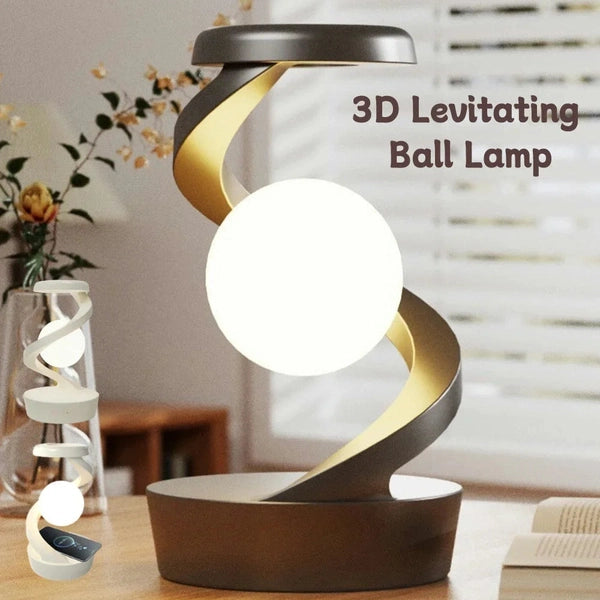 3D Levitating Ball Lamp with Wireless Phone Charger