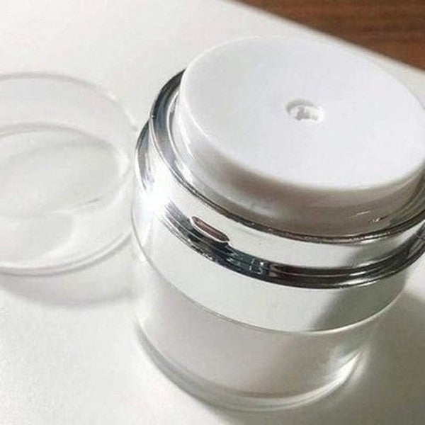 Refillable Airtight Press Face Cream Dispenser Jar
