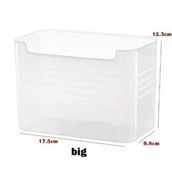 Stackable Clear Food Fridge Storage Box With Handle