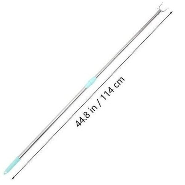 Stainless-Steel Telescopic Wardrobe Pole Hook