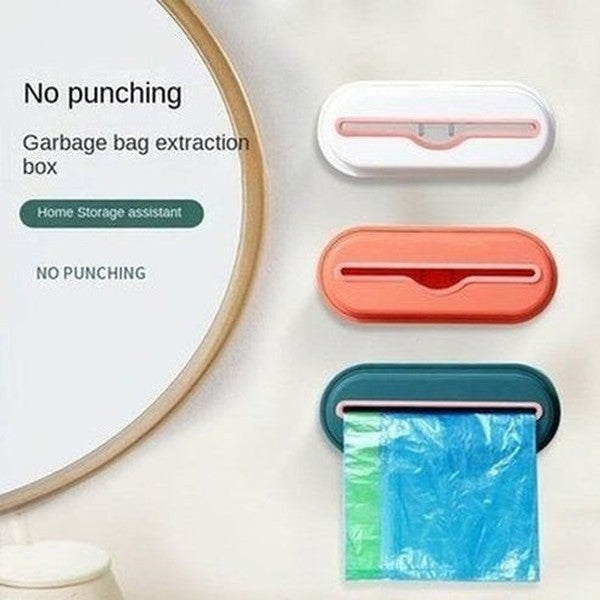 Kitchen Bathroom Hanging Trash Bag Dispenser and Storage Box Wall Mounted Kitchen Plastic Bag Container. Cleaning Tools. Type: Trash Cans & Wastebaskets.