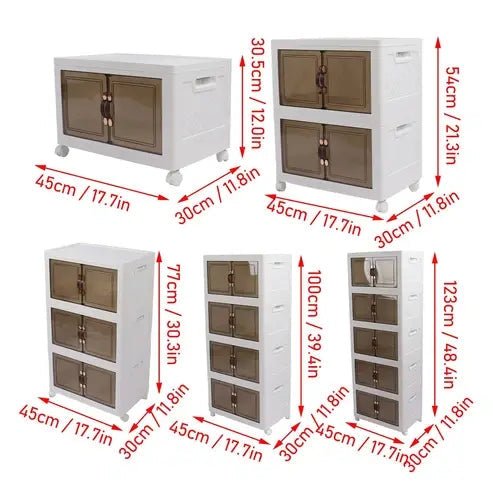 Collapsible Storage Bins with Lid: Dustproof, Large Capacity