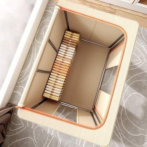 Leather Clothes Storage Box