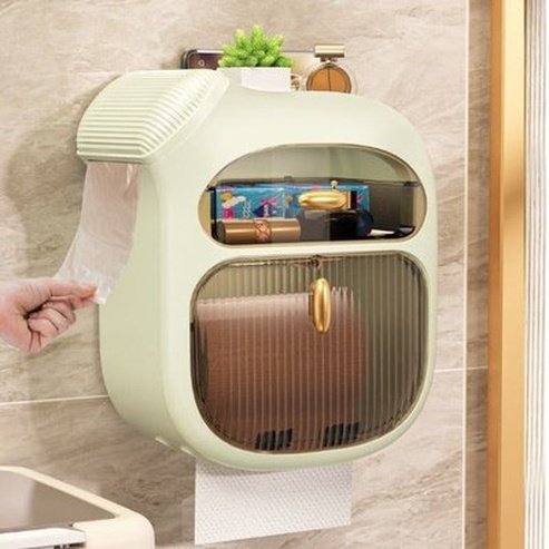 Wall Mounted Waterproof Toilet Tissue Storage Box