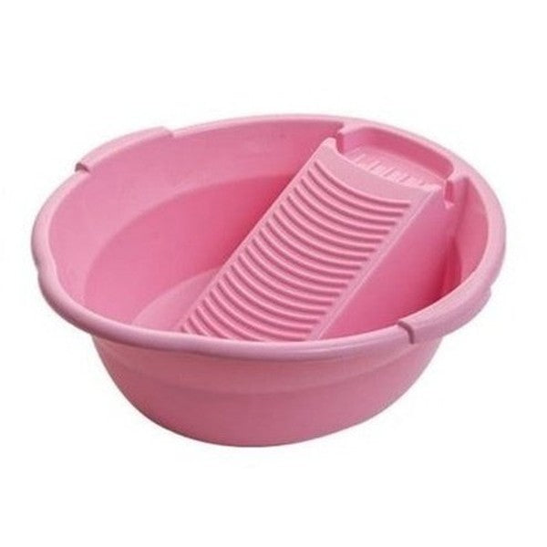 Thickened Washing Board Plastic Washtub with Washboard Laundry Tub Washtub Washing Baby Clothes Washing Board Cleaning Tools. Laundry Supplies.