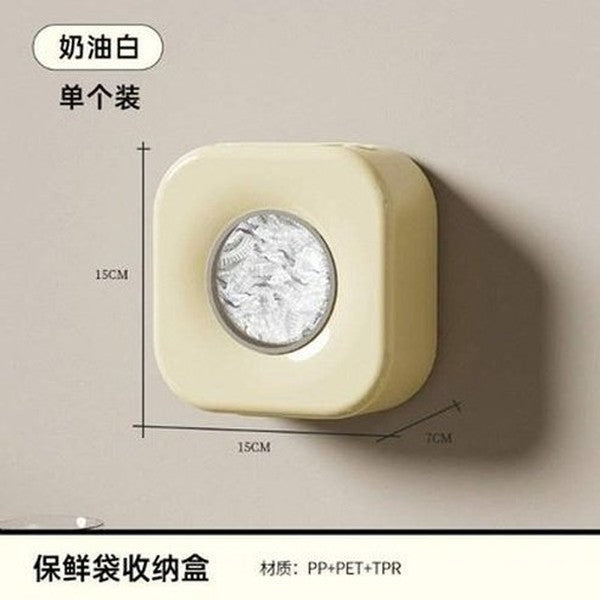 Punch-Free Removable Plastic Bag Storage Holder