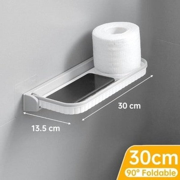 Shelves No Drill Organizer Wall-mounted Shower Storage Rack Drain Abs Rack Wall Storage Rack. Bathroom Accessories. Type: Bathroom Accessory Mounts.