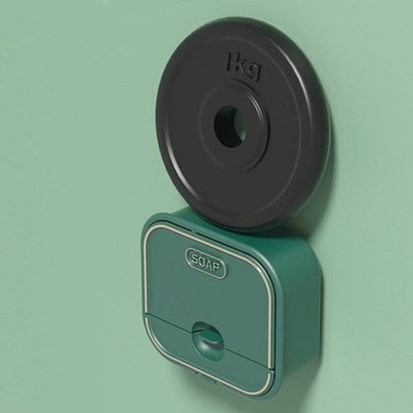 Wall-mounted Drain Soap Box Creative Flip-top Type Soap Boxes Multifunctional Drawer Soap Dish Rack. Bathroom Accessories. Type: Soap Dishes & Holders.