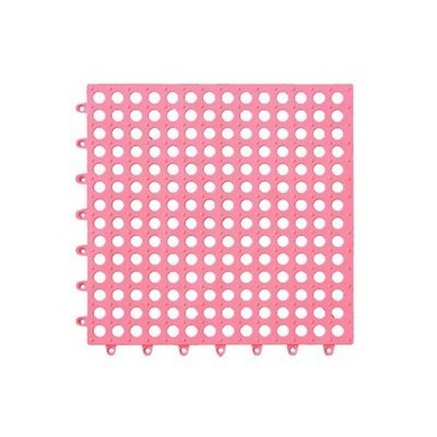1 Pack Interlocking Non Slip Drainage Floor Tiles, 11.8 X 11.8 Inch Soft PVC Bath Shower Floor Mat with Suctions Cups. Bathroom Accessories: Bath Mats & Rugs.