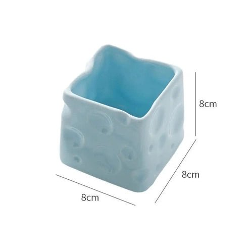 Ceramic Pen Holder & Fruit Fork Storage Jar