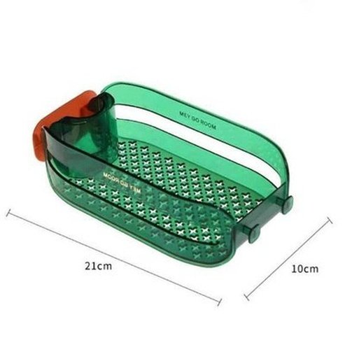 Hanging Plastic Kitchen Faucet Sponge Holder. Kitchen sink organize drying rack sponge holder. Shower Soap Drainer Shelf Basket, Bathroom Water Pipe Shelf.