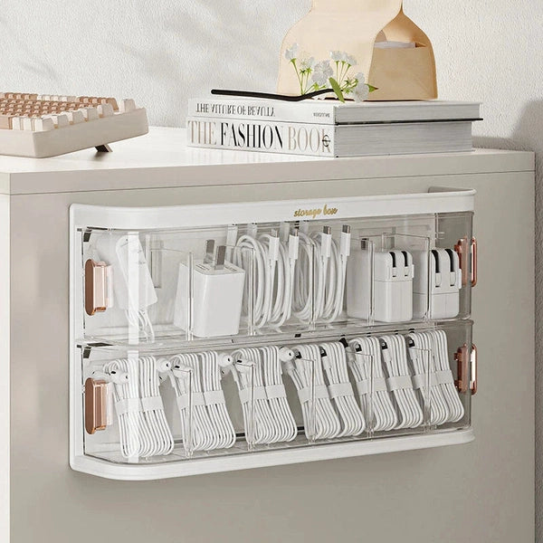 Wall-Mounted Multi-Layer Drawer Organizer Removable Clear Underwear