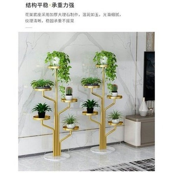 Simple Modern Living Room Floor Type Indoor Iron Flower Pot Frame Balcony Fleshy Plant Layer Rack. Decor. Type: Garden Pot Saucers & Trays.