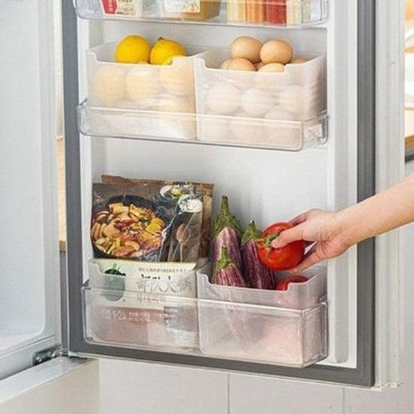 Stackable Clear Food Fridge Storage Box With Handle