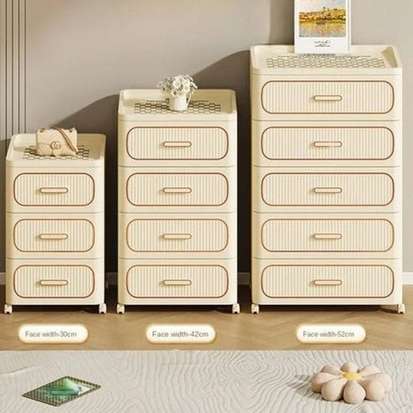 Slim Rolling Storage Cabinet | Japanese-Inspired Gap Organizer for Bedroom, Kitchen & Bathroom