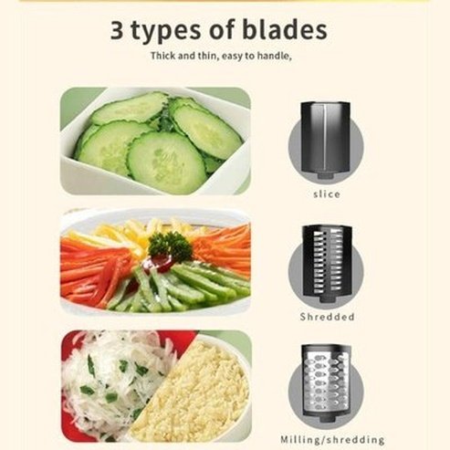 Automatic Electric Multifunctional Vegetable Slicer Cutter